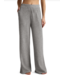 Rest Day Waffle Wide Leg Pant- Heather Gray