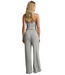 Rest Day Waffle Wide Leg Pant- Heather Gray