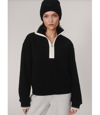 Varley Anika Half Zip Fleece- Black