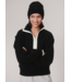 Anika Half Zip Fleece- Black