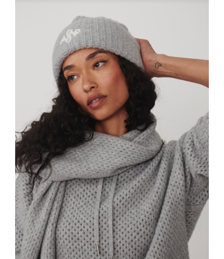 Varley Miriam Knit Beanie- Grey Marl