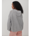 Melchie Relaxed Knit Hoodie- Grey Marl