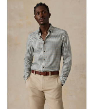 Faherty Brand Soft Twill Movement Shirt- Burr Oak Gingham