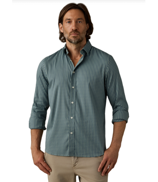 Faherty Brand The Movement Shirt- Forest Lagoon Check