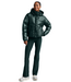 Up For It Puff Shine Jacket- Dark Ivy