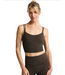Printed Glowzone Strappy Cropped Tank- Speckle Dot Multi