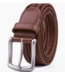 Leather Braided Belts Men Golf Belt- Brown