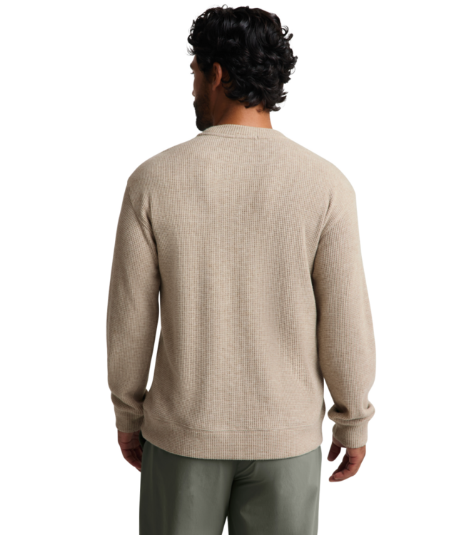 Rest Day Waffle Crewneck- Oatmeal Heather