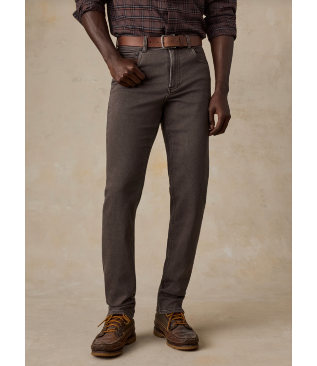 Stretch Terry 5 Pocket- Coast Brown