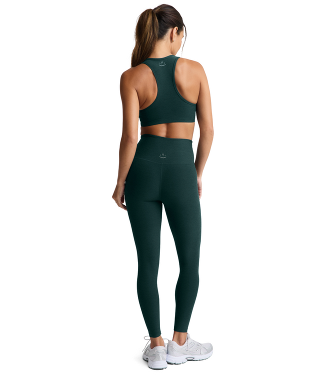 Spacedye Caught In The Midi HW Legging- Dark Ivy Heather