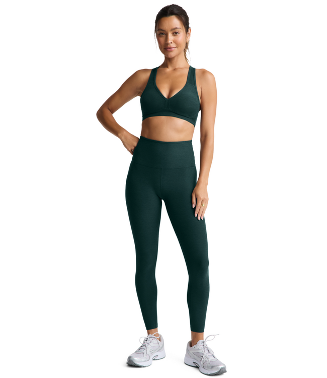 Spacedye Caught In The Midi HW Legging- Dark Ivy Heather