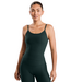 Spacedye Forever Waist Length Tank- Dark Ivy Heather