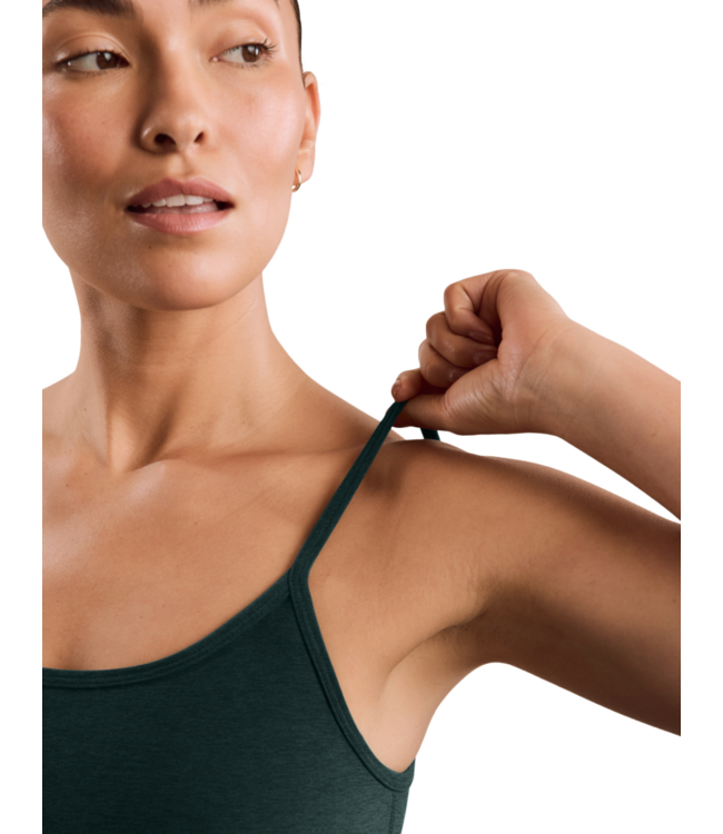 Spacedye Forever Waist Length Tank- Dark Ivy Heather