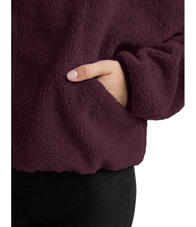 Unity Zip Jacket- Cabernet