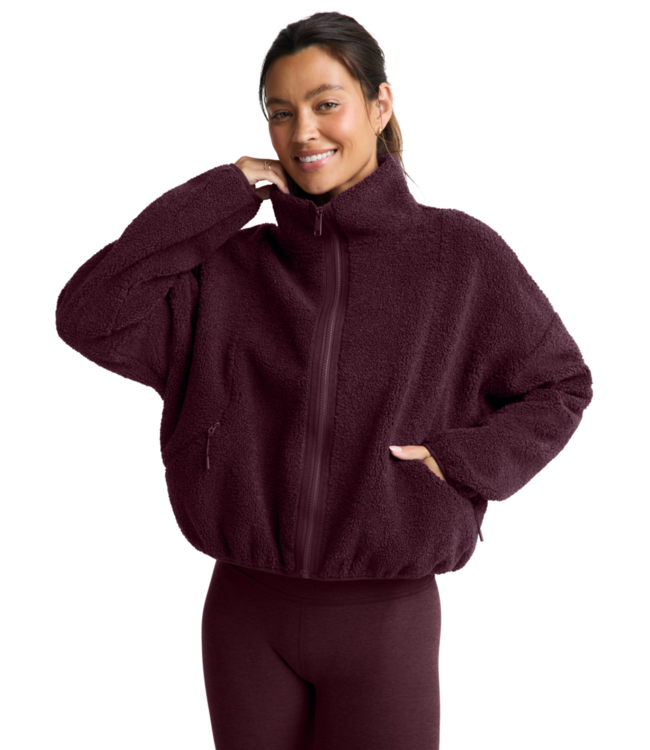 Unity Zip Jacket- Cabernet
