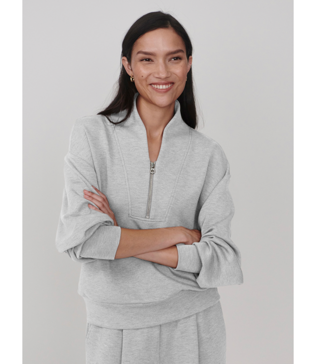 Davidson Sweat- Light Grey Marl