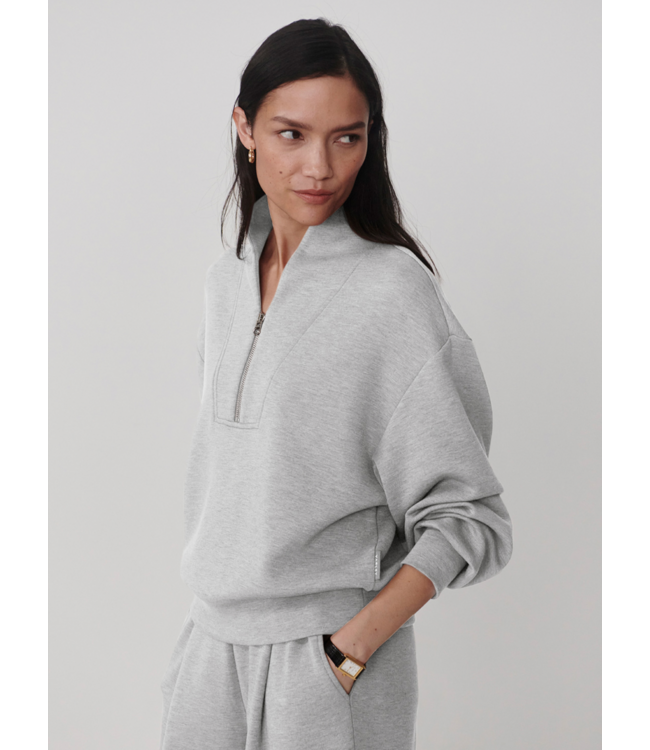 Davidson Sweat- Light Grey Marl