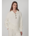 Bronya Button Placket Sweat- Pristine