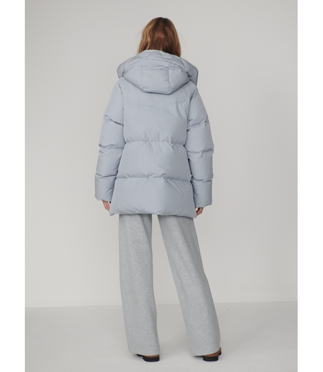 Adler Down Puffer Coat- Glacier Blue