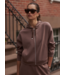 Jorgie Zip Through Hoodie- Coffee Quartz