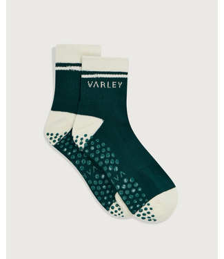 Varley Grayson Half Crew Grip Sock- Ponderosa Pine