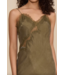 Maude Insert Lace Dress- Olive