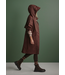 Tovera Long Rain Jacket- Deep Mahogany