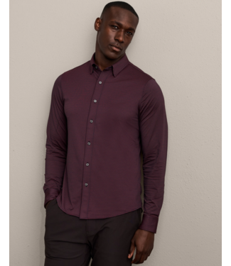 Rhone Apparel Commuter Shirt Slim- Cinnamon Red Gingham