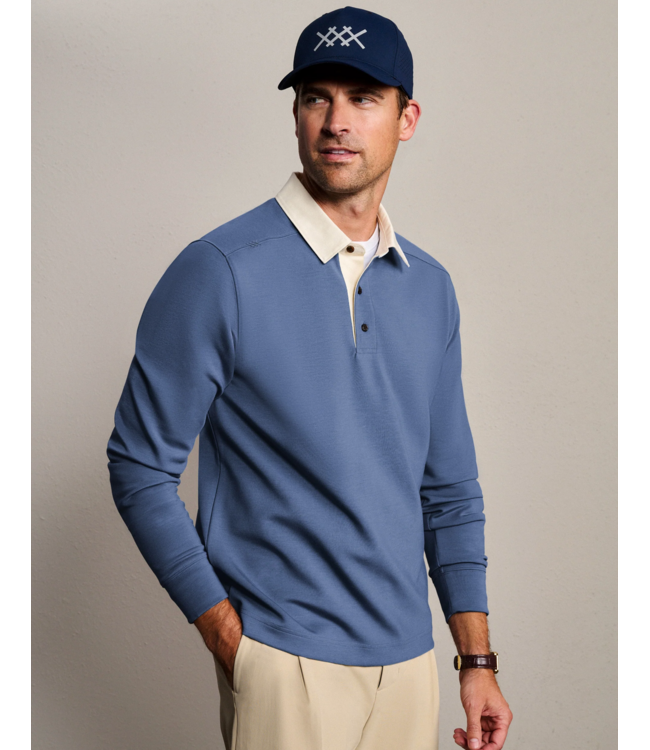 DreamState Rugby Polo- Vintage Indigo
