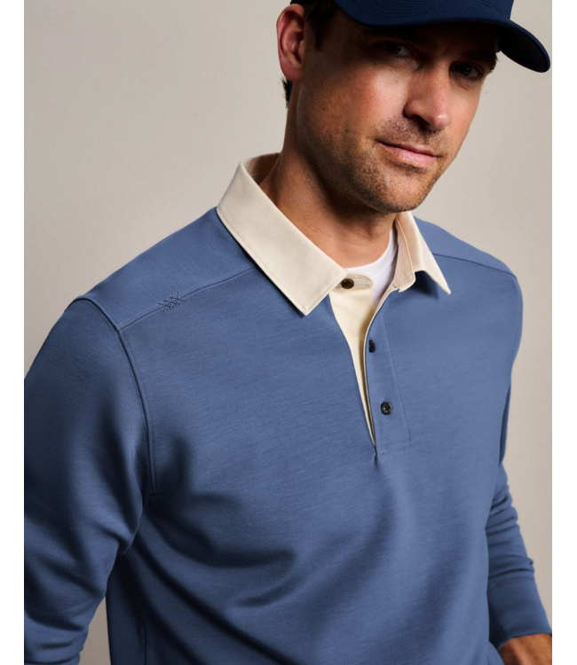 DreamState Rugby Polo- Vintage Indigo
