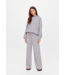 Sandy Wide Leg Track Pant- Grey Marle