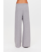 Sandy Wide Leg Track Pant- Grey Marle