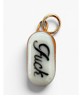 "Fuck" Charm- Gold