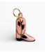 Cowboy Boot Charm- Pink/Gold