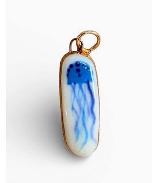 Jellyfish Charm- Gold