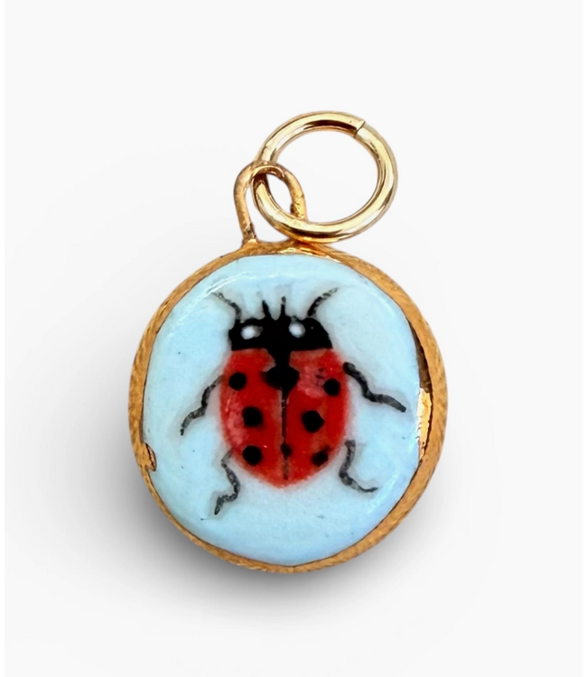 Ladybug Charm- Gold