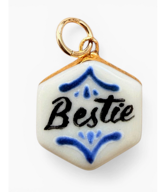 “Bestie” Charm- Gold
