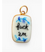 “Fuck ‘Em” Floral Charm- Gold