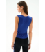 Nikki Jersey Tank- Cobalt