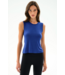 Nikki Jersey Tank- Cobalt
