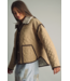 Floral Quilt Jacket- Mocha