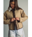 Floral Quilt Jacket- Mocha