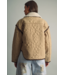 Floral Quilt Jacket- Mocha