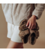 Birch Faux Fur Slide- Olive