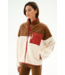 Skylar Sherpa Jacket- Creme/Toffee