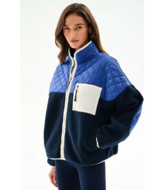Splits59 Skylar Sherpa Jacket- Indigo/Cobalt