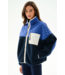 Skylar Sherpa Jacket- Indigo/Cobalt