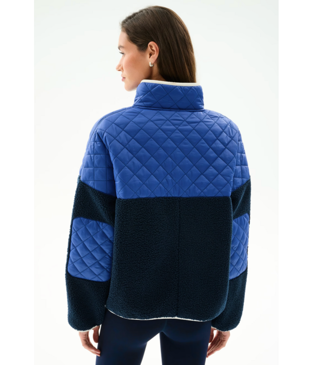 Skylar Sherpa Jacket- Indigo/Cobalt