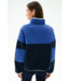 Skylar Sherpa Jacket- Indigo/Cobalt