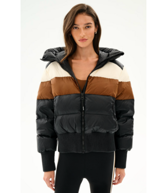 Splits59 Aspen PufferJacket- Black/Toffee